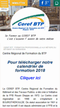 Mobile Screenshot of ceref-btp.fr